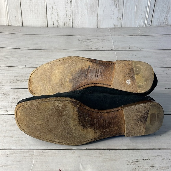 YSL Black Suede Loafers main image 8